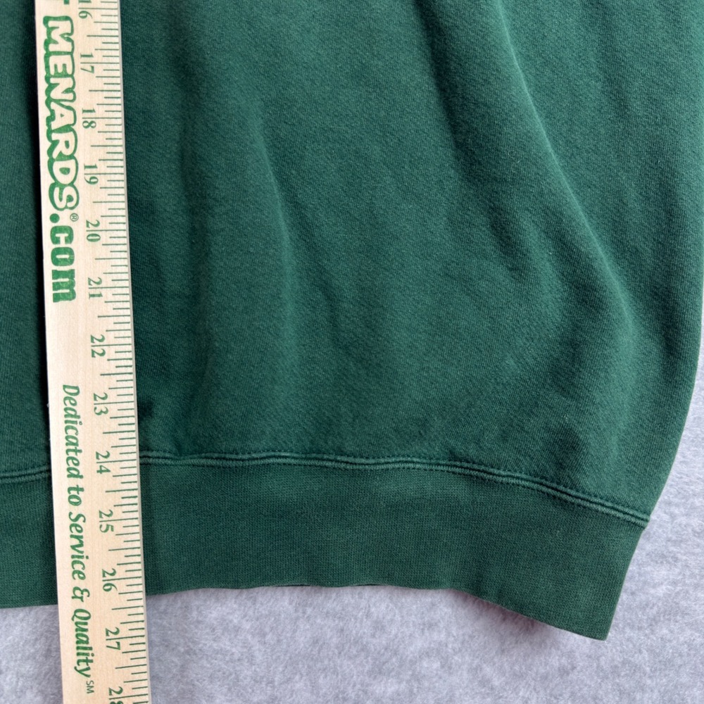 Vtg 90s Georgetown College Mom JanSport Sweatshirt Womens XL Green Cotton Blend - Picture 4 of 6